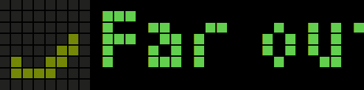 A Ulanzi AWTRIX LED matrix scrolling an in-character Not-Happy-Jan message in green pixels, with a tick icon — the visual channel reacting to a vibe.